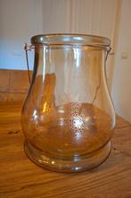 Goud/Brons kleurige glazen vaas, Huis en Inrichting, Woonaccessoires | Vazen, Ophalen of Verzenden, Zo goed als nieuw, Glas, Minder dan 50 cm