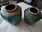 Twee antieke chinese gemberpotten vervaardigd in chiwanchen, Ophalen of Verzenden
