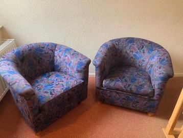 2 fauteuils ofwel kuipjes beschikbaar voor biedingen