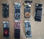 Partij van 7 x Low profile videokaarten (met lage brackets), Ophalen of Verzenden, Gebruikt, GDDR5, VGA
