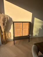 Dressoir kast rotan 90 breed 120 hoog, Ophalen, Zo goed als nieuw, 25 tot 50 cm, 100 tot 150 cm