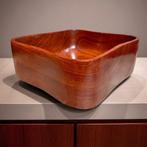 1960s Deens design Ole Hansen/ P.Broste Teak houten schaal, Schaal, Ophalen of Verzenden, Zo goed als nieuw, Rechthoekig