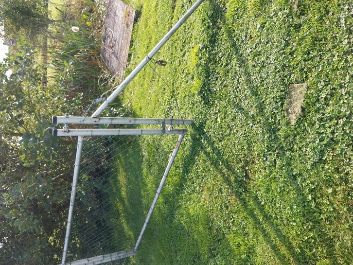 Ruim 100 meter afrastering, Tuin en Terras, Gaas en Draad, Gebruikt, Ophalen