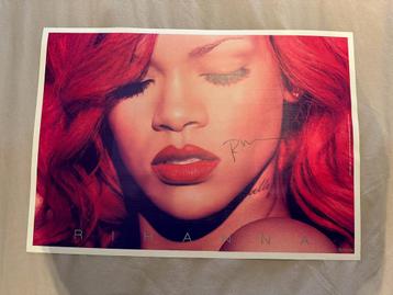 Gesigneerde Rihanna poster