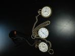 3 x oude zakhorloge.s zilver, Sieraden, Tassen en Uiterlijk, Horloges | Antiek, Ophalen of Verzenden, Zilver, Overige merken