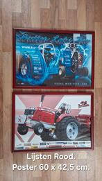 Schilderij Traktorpulling., Ophalen, Zo goed als nieuw, Hout, Minder dan 50 cm
