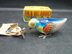 Opwindbaar blikken vogeltje Blue bird MS029, Antiek en Kunst, Ophalen of Verzenden