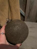 Grijs/bruin Kerstbal - Stijlvolle Decoratie, Ophalen of Verzenden