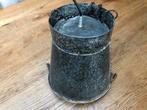 3 Metalen Emmers melkbus Hanglampen Industrieel uniek, Huis en Inrichting, Lampen | Hanglampen, Ophalen of Verzenden, Gebruikt