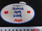 sticker FRICO  Ik drink melk U ook, Ophalen, Zo goed als nieuw, Bedrijf of Vereniging