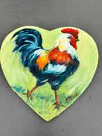 Vintage olieverf schilderijtje., Ophalen of Verzenden, Zo goed als nieuw, Schilderij, Minder dan 50 cm