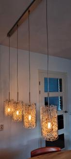 VandeHeg eettafelhanglamp, Ophalen, Gebruikt, 50 tot 75 cm, Glas