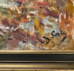 Olieverfschilderij van Dulmen Krumpelman, Boslandschap, Ophalen of Verzenden