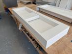 Corian solid surface dubbele wastafel 1.50 mtr, Ophalen, 100 tot 150 cm, Nieuw, Minder dan 100 cm