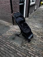 Dubatti Smart E2 Buggy - Zwart - bruin handvat, Kinderen en Baby's, Kinderwagens en Combinaties, Verstelbare duwstang, Zo goed als nieuw