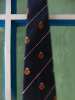 T.k. 3 Stropdassen van Voetbal., Ophalen of Verzenden, Zo goed als nieuw, Blauw, Effen