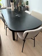 Te koop: eettafel uitschuifbaar, zie foto’s, Huis en Inrichting, Tafels | Eettafels, Teakhout, Zo goed als nieuw, 150 tot 200 cm
