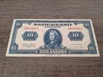 Bijna UNC biljet 10 gulden Wilhelmina, 1943, Postzegels en Munten, Bankbiljetten | Nederland, Ophalen of Verzenden, 10 gulden