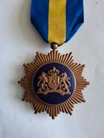 Ster trouw en verdienste in brons, Verzamelen, Militaria | Algemeen, Ophalen of Verzenden, Landmacht, Nederland, Lintje, Medaille of Wings