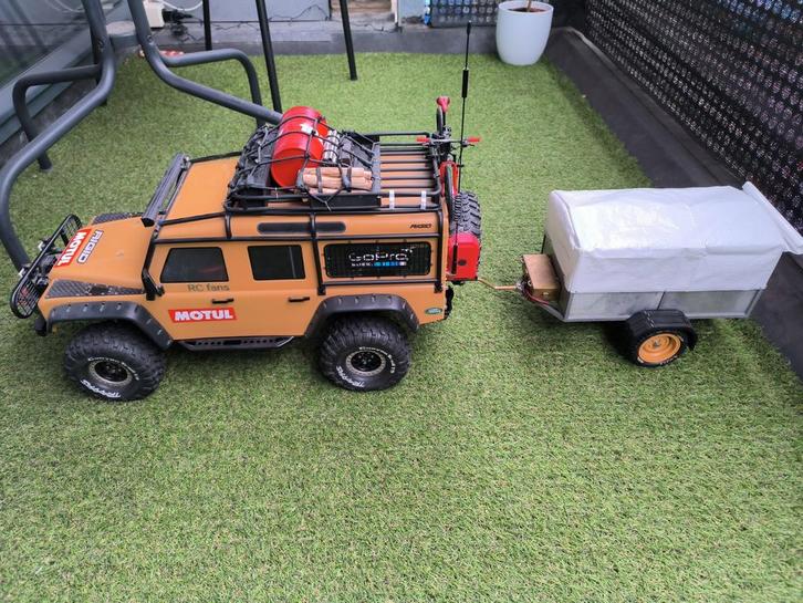 Traxxas TRX-4 Defender met extras en Traxxas Spartan set!!, Hobby en Vrije tijd, Modelbouw | Radiografisch | Auto's, Zo goed als nieuw