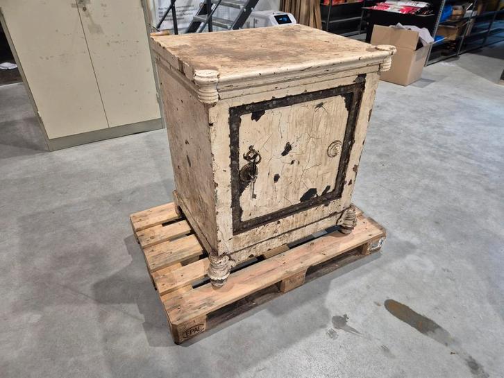 Antieke Otto de Vries Kluis - Brandwerend, Huis en Inrichting, Woonaccessoires | Zuilen en Pilaren, Gebruikt, Ophalen of Verzenden