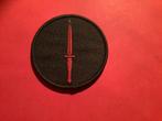 Badge van de KCT met velcro, Verzamelen, Ophalen of Verzenden, Landmacht, Nederland, Embleem of Badge