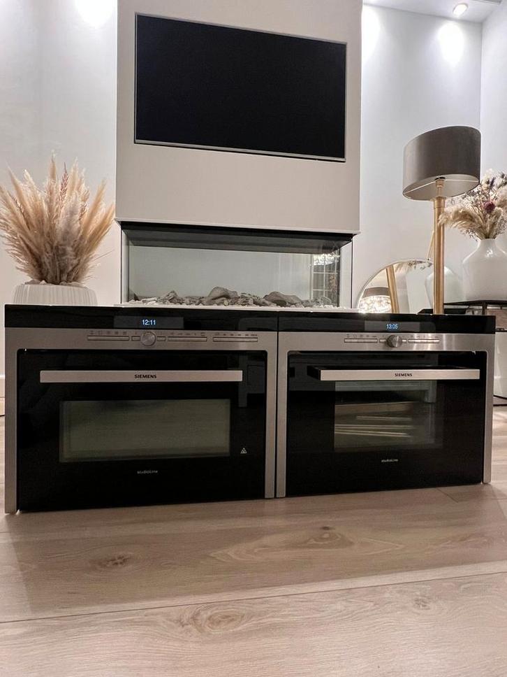 luxe siemens studioline set combi oven en combi stoom oven, Witgoed en Apparatuur, Ovens, Zo goed als nieuw, Inbouw, Oven met grill