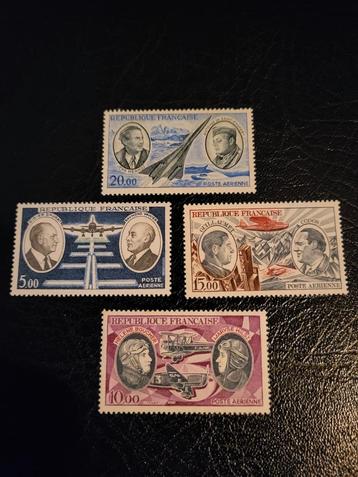 Franse Luchtpostzegels - Set van 4 uit 1972 beschikbaar voor biedingen