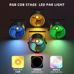 DJLicht 200W ronde retro lamp RGB COB met ledring, Verzenden, ., Nieuw, .