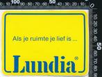Sticker: Lundia - Als je ruimte je lief is, Verzamelen, Stickers, Ophalen of Verzenden