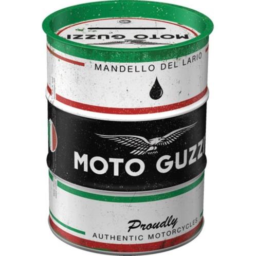 Moto Guzzi motorcycles reclame spaarpot van metaa moneybank, Verzamelen, Merken en Reclamevoorwerpen, Nieuw, Reclamebord, Ophalen of Verzenden