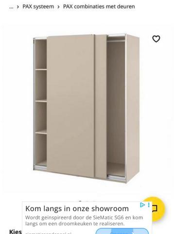 Ikea Pax kast - 1 jaar gebruikt - Nibbixwoud - afbeelding 1