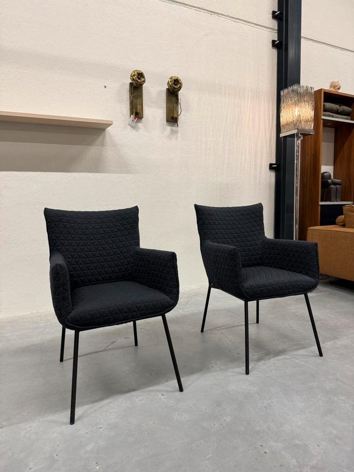 2 Nieuw HE Design Dora Stoelen Fabric stof Eetkamerstoel, Huis en Inrichting, Stoelen, Nieuw, Twee, Stof, Ophalen of Verzenden