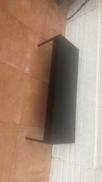 Zwarte salontafel, Huis en Inrichting, Tafels | Salontafels, Ophalen, Gebruikt, 50 tot 100 cm, Minder dan 50 cm