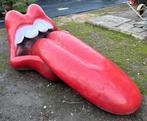 Rolling stones logo lips tongue beeld, Ophalen, Gebruikt, Overige typen