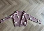 Roze vest met witte bloemen, Geen merk, Ophalen of Verzenden, Zo goed als nieuw, Roze