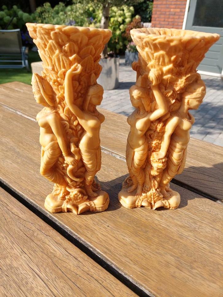 Speksteen Vaasjes - Set van 2, Antiek en Kunst, Antiek | Vazen, Ophalen of Verzenden