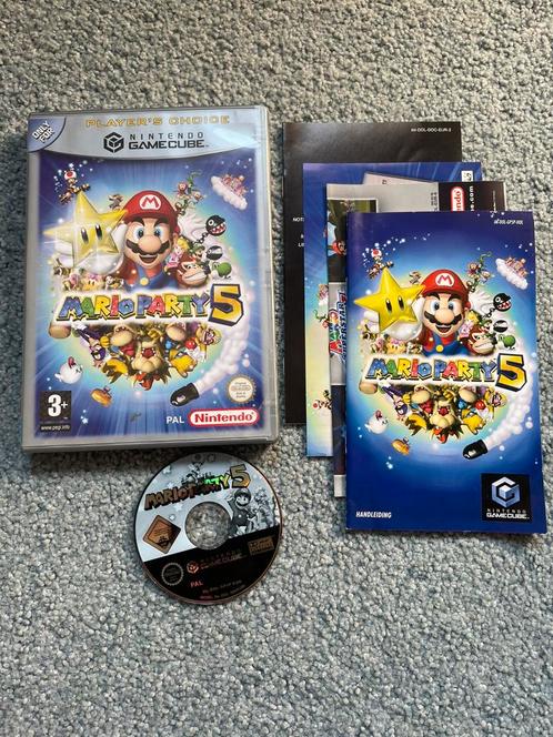 Mario Party 5 met garantie, Spelcomputers en Games, Games | Nintendo GameCube, Zo goed als nieuw, 3 spelers of meer, Ophalen of Verzenden