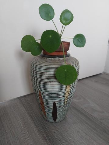 Vintage gestreepte vaas Germany 254/25 beschikbaar voor biedingen