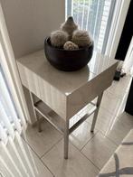 Moderne hoge bijzettafel / plantentafel – steenlook (3 st.), Huis en Inrichting, Woonaccessoires | Zuilen en Pilaren, Ophalen