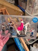 Sinterklaas met zwarte piet kerstdorp figuren, Ophalen of Verzenden, Zo goed als nieuw