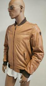 PME Legend cognac kleurige leren tussen jas (L) nieuwstaat, Kleding | Heren, Jassen | Zomer, Maat 52/54 (L), Ophalen of Verzenden