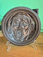 Bronzen bord luiheid., Antiek en Kunst, Antiek | Koper en Brons, Ophalen of Verzenden