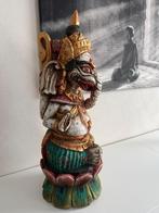 Hout Ganesha beeld - Uniek Balinees Handwerk, Ophalen
