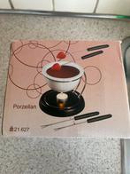 Chocolade Fondueset - Porzellan, Ophalen of Verzenden, Nieuw, Waxinelicht, Fondueset