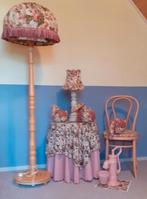 rozenstoffen items, stoelen, lampen ,gans, eend, lampenkap, Ophalen of Verzenden, Zo goed als nieuw