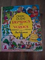 Onze oude rijmpjes en versjes van Jan Wiegman, Boeken, Ophalen of Verzenden, Sprookjes