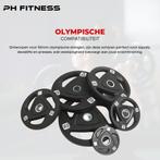 Olympische Tri Grip halterschijven – € 1,80/kg BESTE PRIJS, Halterschijven, Benen, PH Fitness, Nieuw