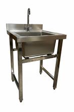 Nieuw RVS enkele wasbak 60x60cm, Ophalen of Verzenden, Nieuw