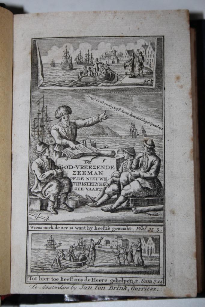 N.S.V.L. - De Godvreezende Zeeman (1815, gotische letter), Antiek en Kunst, Antiek | Boeken en Bijbels, Ophalen of Verzenden